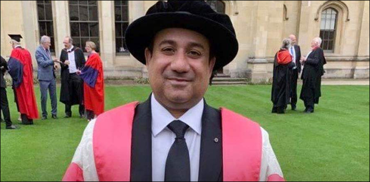 راحت فتح علی خان کو آکسفورڈ یونیورسٹی نے بڑے اعزاز سے نواز دیا