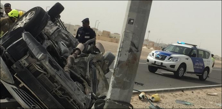 ابوظبی، خوفناک ٹریفک حادثہ، 3 بچے اور خاتون جاں بحق