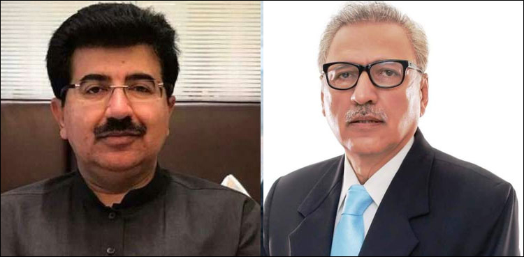 سینیٹ کا اجلاس یکم اگست کو ہی ہوگا: صادق سنجرانی کی صدر مملکت سے ملاقات کے بعد گفتگو
