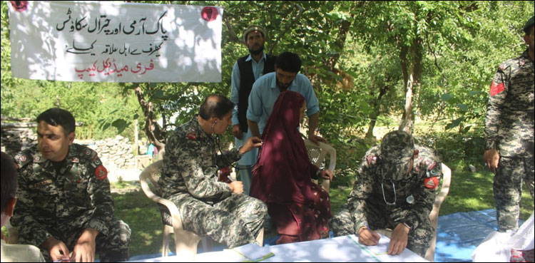 چترال میں سیلاب کےبعد امدادی کارروائیاں جاری