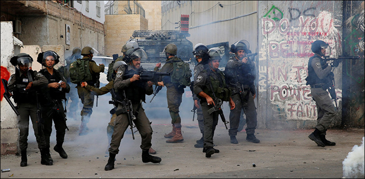 اسرائیلی فوج کی نہتے فلسطینیوں پرفائرنگ، 98 افراد زخمی