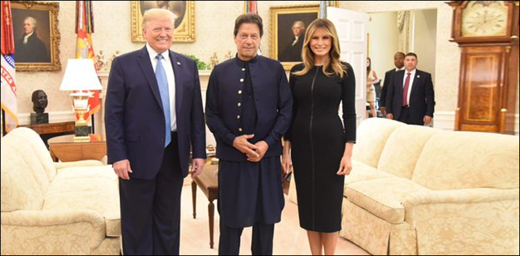 پاکستانی وزیراعظم عمران خان کی امریکہ آمد خوش آئند ہے، میلانیا ٹرمپ کا ٹوئٹ