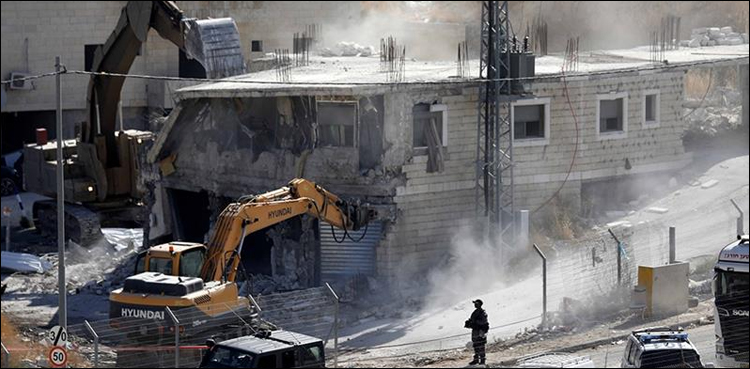 فلسطینی مکانات مسماری کی اسرائیلی پالیسی کے خلاف تحقیقات کی کوشش