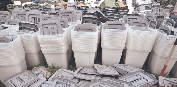 قبائلی اضلاع میں انتخابات کے لیے بیلٹ پیپرکی چھپائی شروع