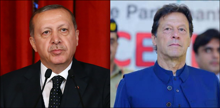 عمران خان، طیب اردوان رابطہ، مقبوضہ کشمیر کی موجودہ صورت حال پر تبادلہ خیال