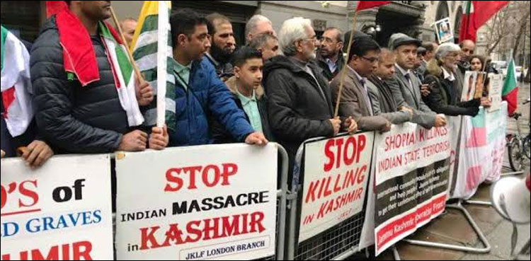 مختلف ممالک میں بھارت کیخلاف مظاہرے، کشمیر سے متعلق فیصلہ واپس لینے کا مطالبہ