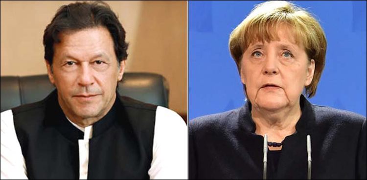 بھارت ایل او سی پر کوئی ڈراما رچا سکتا ہے: وزیراعظم کا جرمن چانسلر سے رابطے میں‌ خدشات کا اظہار