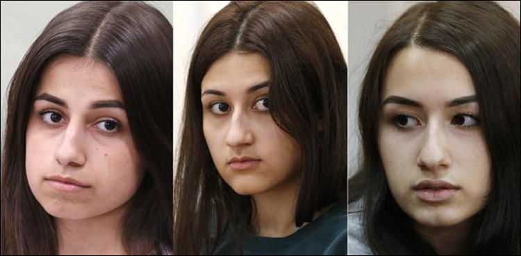باپ کی قاتل روسی بہنوں کی لاکھوں‌ شہریوں‌ نے حمایت کردی