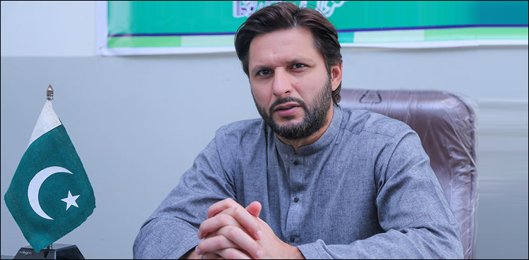 کشمیریوں سے اظہار یکجہتی : شاہدآفریدی کا ایل او سی کے دورے کا اعلان
