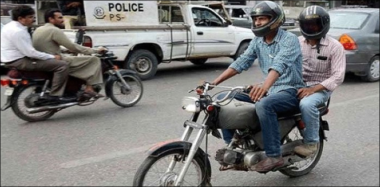 سندھ بھر میں ڈبل سواری پر پابندی لگ گئی