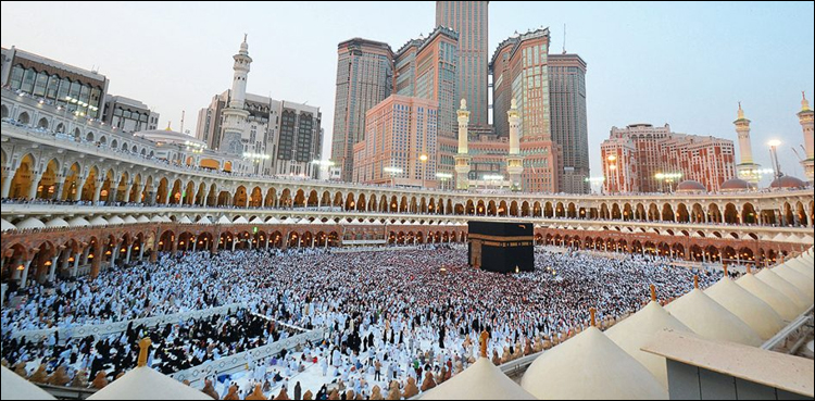 مسجد الحرام میں دیوہیکل چھتریوں کی تنصیب کا کام رمضان المبارک سے قبل مکمل کر لیا جائے گا