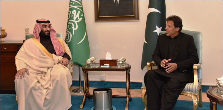 سعودی ولی عہد کا عمران خان سے رابطہ ، کشمیر کی صورتحال پر تبادلہ خیال