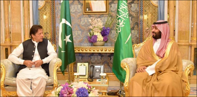 عمران خان، محمد بن سلمان ملاقات، وزیر اعظم نے کشمیر کی صورت حال سے آگاہ کیا