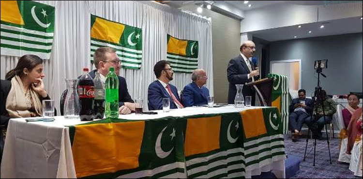 کشمیریوں نے کشمیر کو بھارت کا حصہ تسلیم نہ کیا اور نہ کریں گے: مسعود خان
