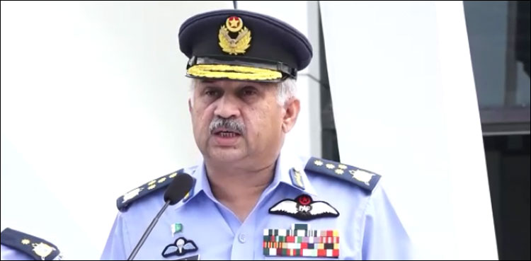 اپنی نیلگوں فضاؤں کی حفاظت کے لیے ہم ہر دم تیار ہیں: سربراہ پاک فضائیہ