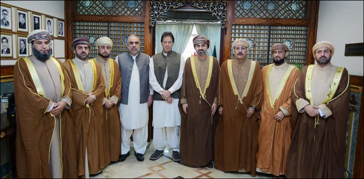 وزیر اعظم عمران خان سے عمان کے پارلیمانی وفد کی ملاقات