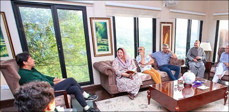 وزیر اعظم عمران خان سے وزیر صحت ڈاکٹر یاسمین راشد کی ملاقات