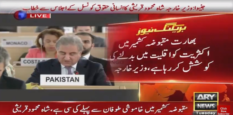 بھارت نے مقبوضہ کشمیر کو دنیا کی سب سے بڑی جیل بنا رکھا ہے: وزیر خارجہ