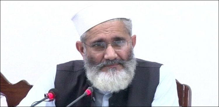 کشمیریوں کے لیے خون کے آخری قطرے تک لڑیں گے، سراج الحق