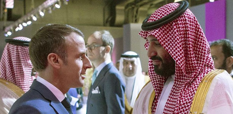 فرانسیسی صدر کا سعودی ولی عہد سے رابطہ، تیل فیکٹری پر حملوں کی شدید مذمت