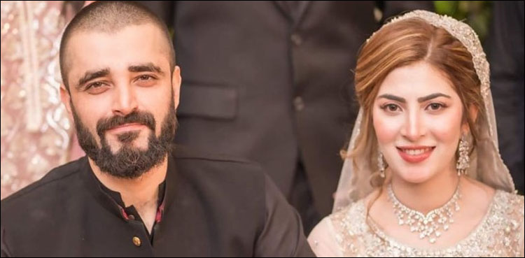 شادی کے بعد حمزہ علی عباسی اور نیمل خاور کی پہلی تصویر سامنے آگئی