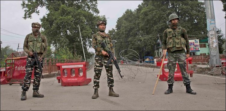 مقبوضہ کشمیرمیں 38ویں روز بھی کرفیو