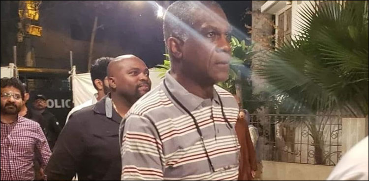 ویسٹ انڈیزکے سابق فاسٹ باؤلرمائیکل ہولڈنگ کی دعوت حلیم میں شرکت