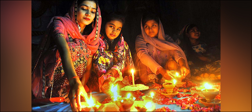 ہندو برادری  نے "دیوالی”بھرپور جوش جذبے  سے منائی، کشمیر کی آزادی کےلیے دعائیں