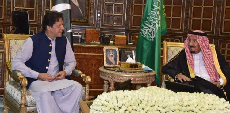وزیر اعظم عمران خان کی سعودی فرماں روا اور ولی عہد سے ملاقاتیں