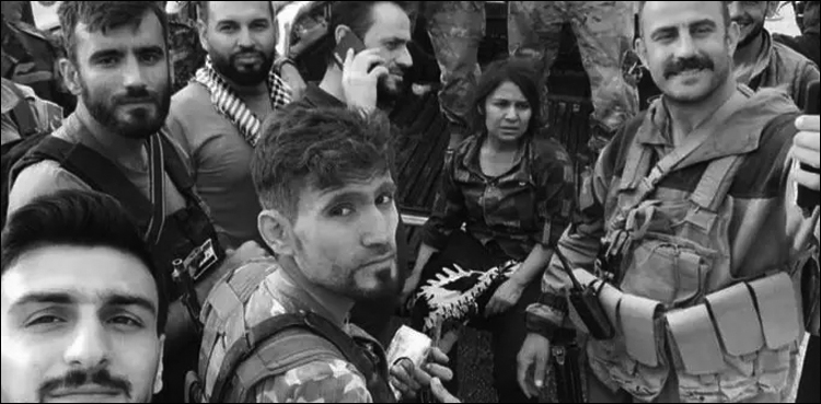 دہشت گردوں کے ہتھے چڑھنے والی کرد لڑکی کی تصویر جاری