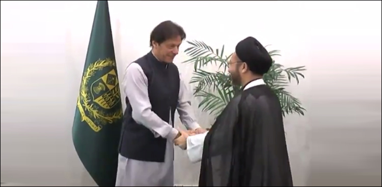 وزیراعظم عمران خان سے مذہبی اسکالر علامہ شہنشاہ حسین نقوی کی  ملاقات