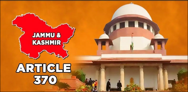 آرٹیکل 370 منسوخی: مودی حکومت چارہفتے میں جواب جمع کرائے، بھارتی سپریم کورٹ