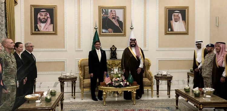 خالد بن سلمان کی امریکی وزیردفاع سے ملاقات، ایرانی خطرے پر گفتگو
