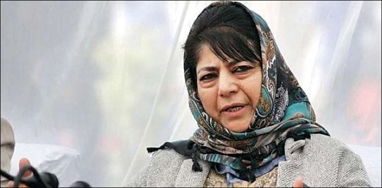 یورپی وفد کو مقامی کشمیریوں سے بات کرنی چاہیے، محبوبہ مفتی