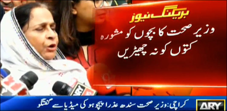 کتے کے کاٹے کی 13 ہزار ویکسینز موجود ہیں: وزیر صحت سندھ کا دعویٰ