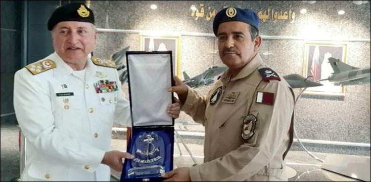 نیول چیف کی دورہ قطر کے آخری روز اہم ملاقاتیں