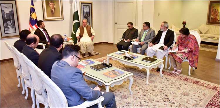 شاہ محمود قریشی سے ملائیشین نائب وزیر خارجہ کی ملاقات