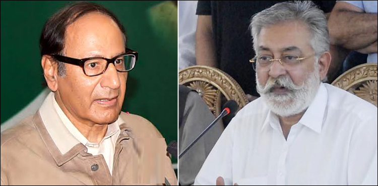 چوہدری شجاعت حسین کی پیرصاحب پگارا کو لاہور آنے کی دعوت