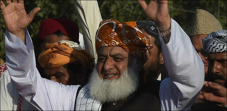 جے یو آئی (ف) کا پلان بی ، کراچی میں  13 مقامات پر دھرنوں کا امکان