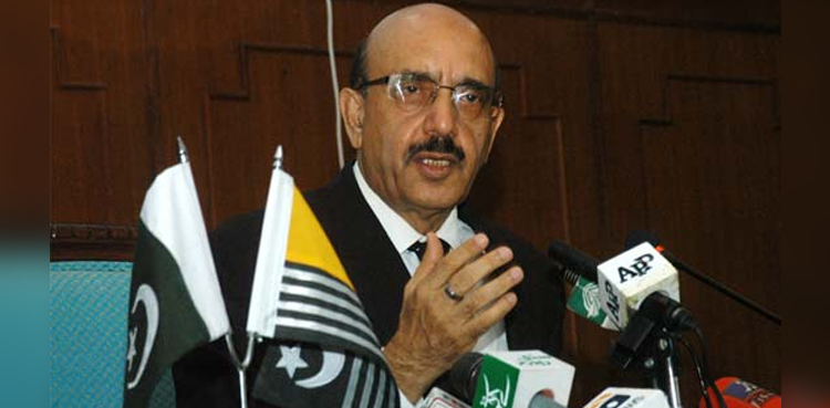 کشمیر جل رہا ہے مگر سلامتی کونسل خاموش ہے: صدر آزاد کشمیر