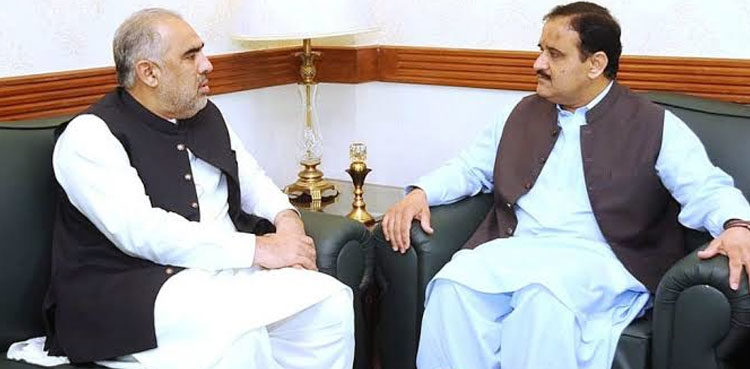 اسپیکر قومی اسمبلی سے وزیراعلیٰ پنجاب کی ملاقات