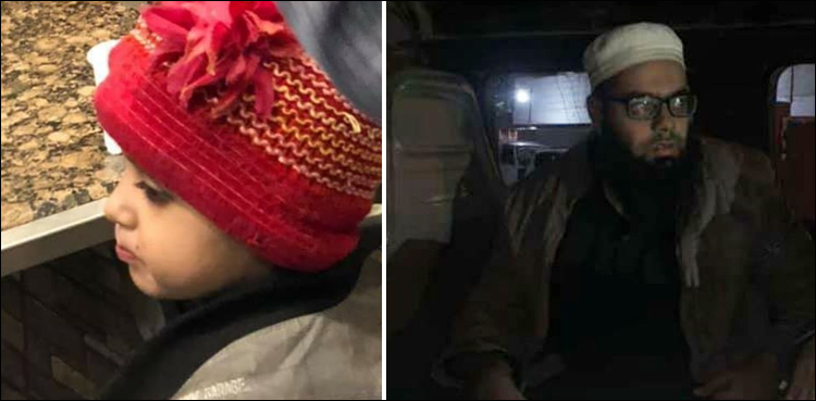 اغوا ہونے والی بچی بازیاب، پولیس نے اغواکار کو بھی دھر لیا