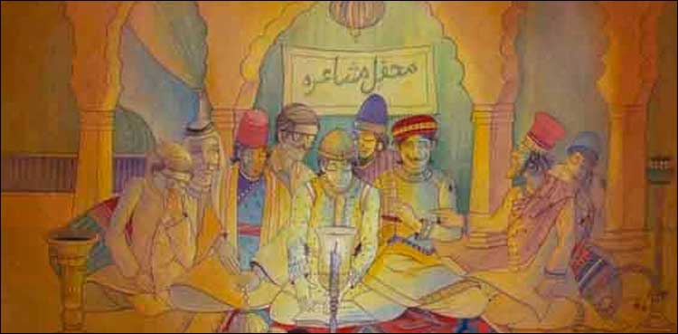 غزل سنانے پر شعرا میں‌ تکرار، مشاعرہ درہم برہم!