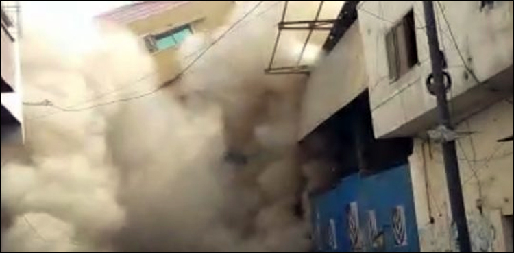 رنچھوڑ لائن میں گرنے والی عمارت کا منظور شدہ نقشہ سامنے آگیا