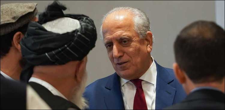 افغام امن عمل: زلمے خلیل زاد قطر پہنچ گئے