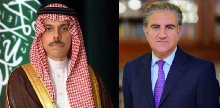 وزیرخارجہ شاہ محمود قریشی کی سعودی ہم منصب سے ملاقات