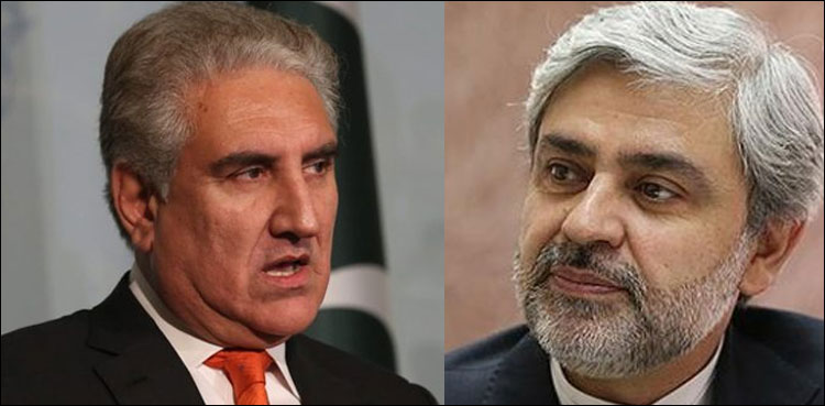 وزیر خارجہ قریشی سے نئے ایرانی سفیر کی ملاقات، خطے کی صورتحال پر غور