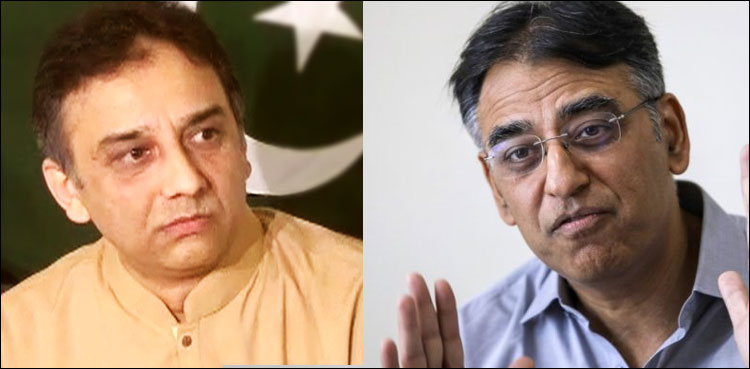 جہاز سے کراچی کی تصویر کھینچنے پر رضا ہارون نے اسد عمر کی کھنچائی کیوں کی؟