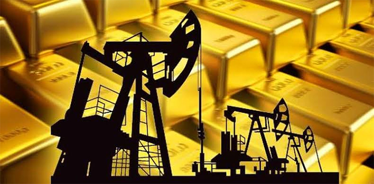 سونے اور خام تیل کی قیمتیں گر گئیں