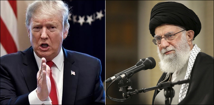 امریکی صدر ٹرمپ کی ایرانی سپریم لیڈر کو وارننگ